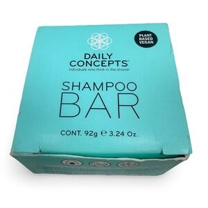 Daily Concepts Shampoo Bar Plant Based Vegan 92g 3.24oz with Rope